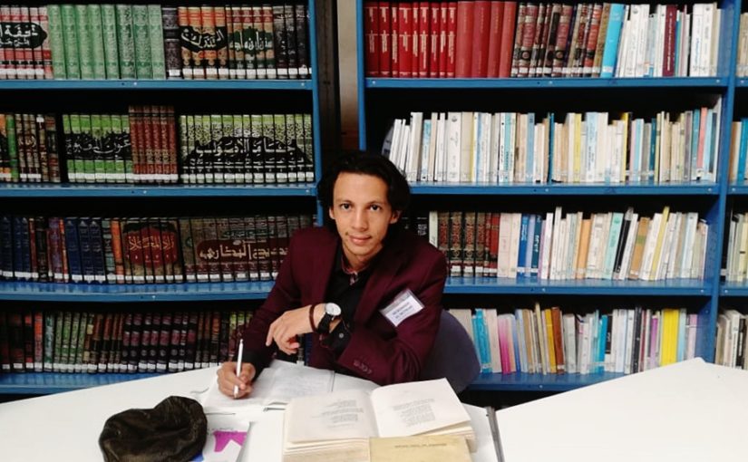 Muhammad El Metmari studies at the Fondation Orient-Occident during the Salaam Fellowship.