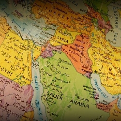 map of Middle East